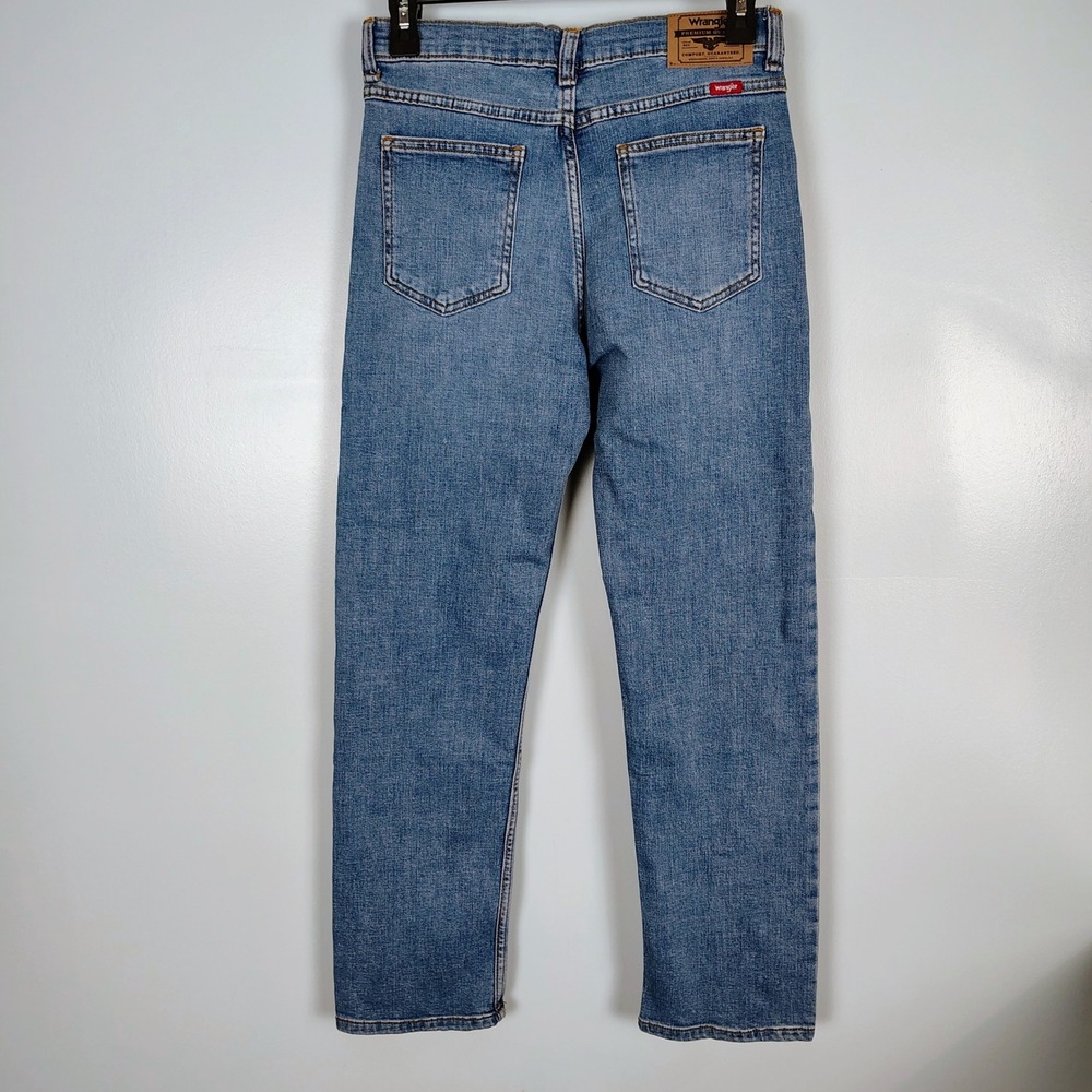 Wrangler Five Star Boys Classic Straight Jeans Blue 14 Regular NWT 112373977 - Picture 5 of 8